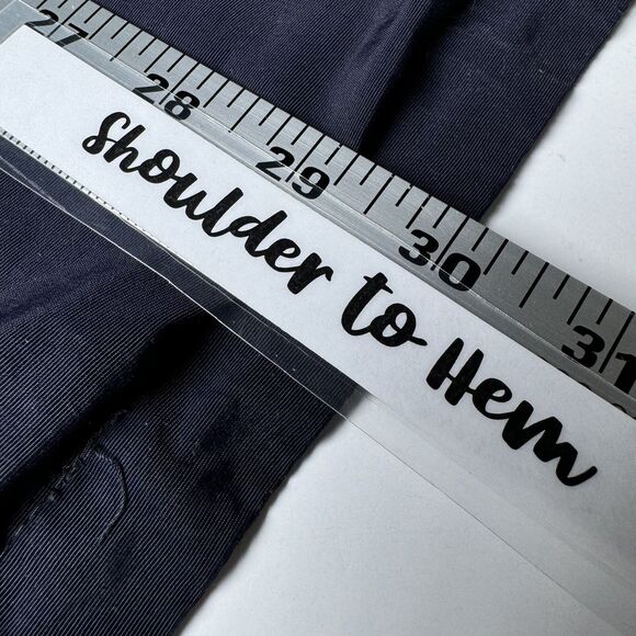 Lands End Womens 3X Navy Blue Full Zip Jacket Packable Hood Nylon Mesh Lining - Picture 9 of 16